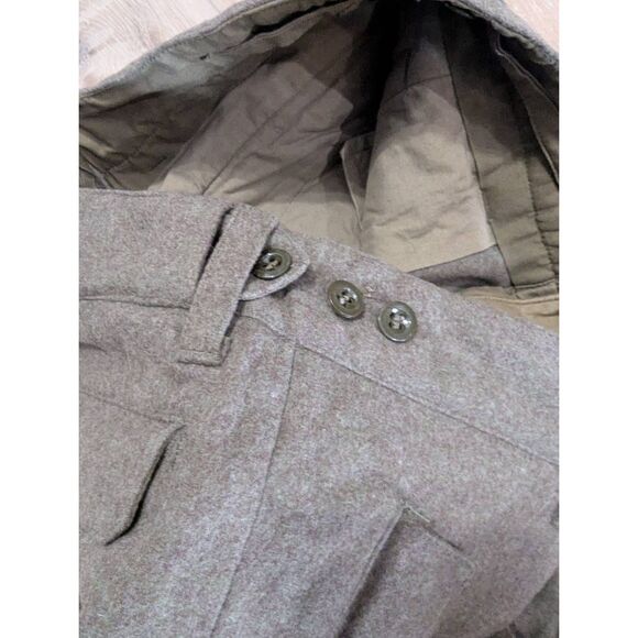 Vintage 1960 Bundeswehr Wool Field Pants Neiman & Co M60 German Army 34x32 - Picture 3 of 14